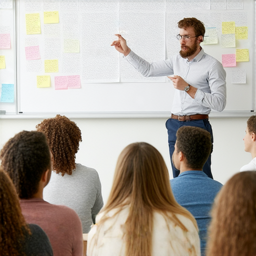 提升職場競爭力的商業英語與商務英語課程介紹，學員在教室中專注學習，教師引導課堂互動，提升商業溝通能力，增強職場能力與競爭優勢。