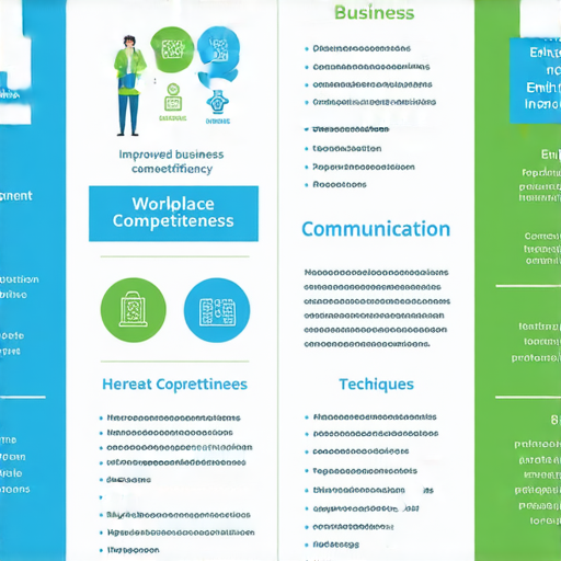 提升職場競爭力的商業英語課程與商務英語課程解析圖示，展示學習內容及技巧，幫助職場人士增強英語能力，提升溝通效率與專業形象。