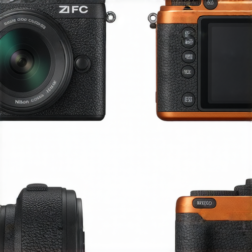 Nikon Z FC與Coolpix W300的對比圖，展示兩款相機在設計、功能及操作介面上的差異，揭開新世代攝影科技的奧秘，探索多種拍攝選擇及攝影風格。