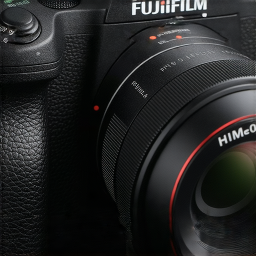 即影即有相機展示，Fujifilm 專業相機與配件的特寫，展現其高品質影像捕捉能力，強調瞬間保存的魔力與專業服務，吸引攝影愛好者探索每一瞬間的價值。