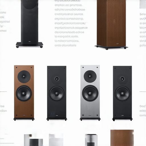 提升音質體驗的音響箱選擇指南插圖，展示多款高品質音響箱，強調其設計與功能，並提供選擇建議，適合音樂愛好者與專業人士，提升聽覺享受與音質效果。
