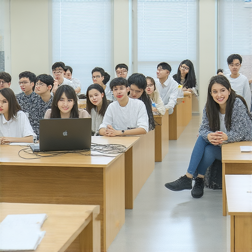 提升商業英語課程素養助力職場成功與成長的學習場景，包含專業的英語教學、自信的學員及互動式課程，展現商業英語的重要性與實用性。