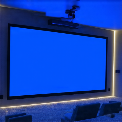 2023年必看家用投影機和幕布推薦圖，展示多款高品質投影設備及蔚藍幕布，讓家庭影院體驗更升級，帶來絕佳視覺效果，打造完美觀影環境。