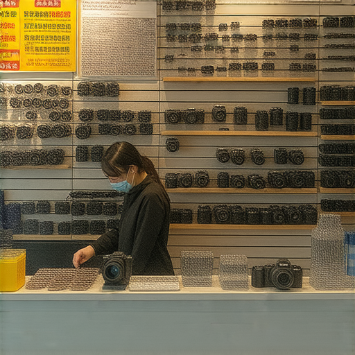 深水埗與旺角專業相機維修店內景，展示高品質維修服務與各類促銷資訊，客戶享有超值服務與秘密優惠，專業技師為相機故障提供可靠解決方案。