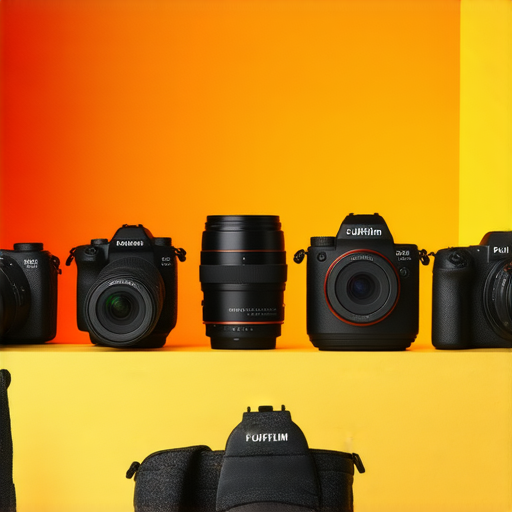 Fujifilm相機與鏡頭展示，顯示多款2024年度必看設備，適合各類攝影愛好者，激發創意，探索攝影之旅，展現色彩與細節，捕捉美好瞬間。