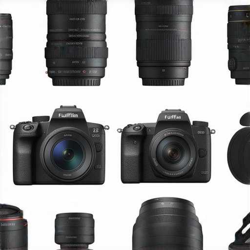 2024年Fujifilm相機及配件的整體指南與推薦，展示多款相機型號、鏡頭及配件，呈現攝影愛好者的最佳選擇，捕捉每一個精彩瞬間的完美工具。