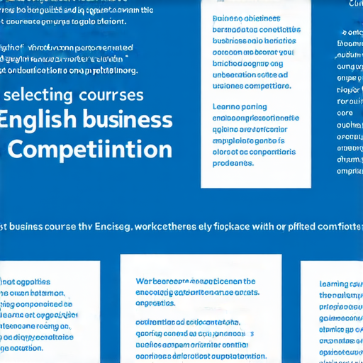 職場競爭力提升的商業英語課程與商務英語課程選擇指南，展示多種課程資訊，包含課程大綱、學習目標及實用技巧，幫助學員在職場中更具競爭優勢。