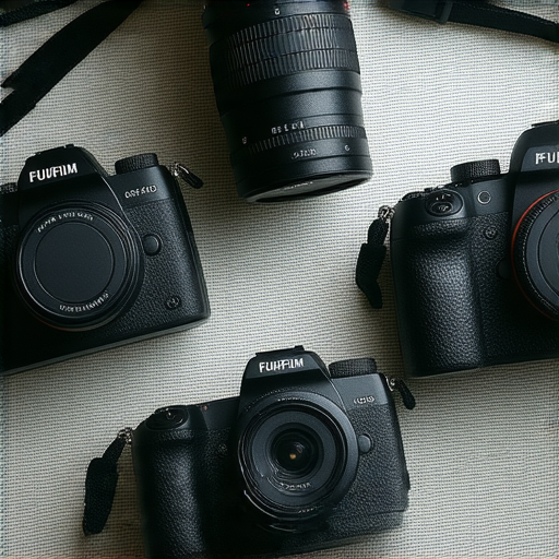 探索Fujifilm相機推薦，適合即影即有與入門攝影的最佳選擇，展示多款相機樣機，強調設計與性能，適合喜愛攝影的初學者與專業人士。