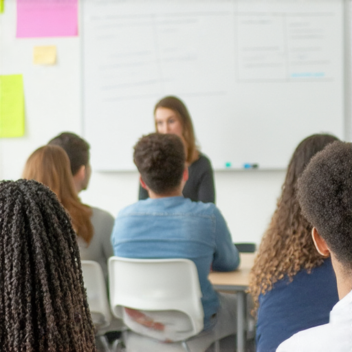 提升職場競爭力的商業英語與商務英語課程學習場景，學生專注聆聽講師講解，課堂氛圍活潑。培養專業溝通能力，激發職場潛力。