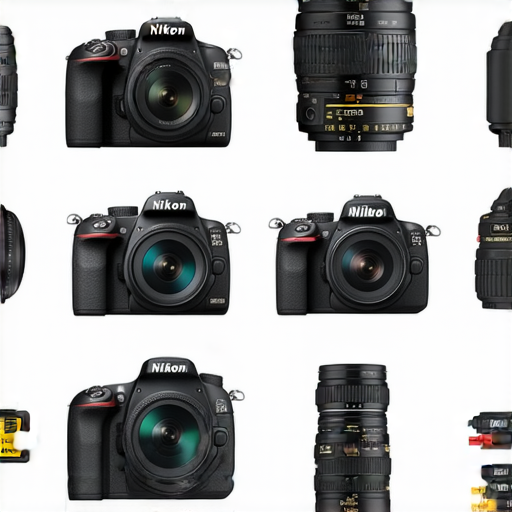 香港尼康相機價格揭密，專業保養服務展示，吸引攝影愛好者探索驚喜優惠，圖片中包含多款尼康相機與服務資訊，色彩鮮豔，引人注目。