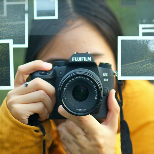 FUJIFILM相機展示及攝影愛好者使用過程中捕捉瞬間的樂趣，即影即有的照片展現攝影新世界的魅力，引導人們探索創意與影像的交融。