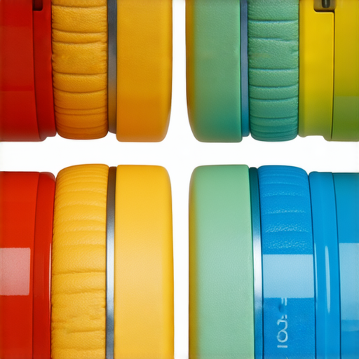 Beats耳機特寫，展示其獨特設計與色彩，強調舒適的耳罩和優質音效，吸引音樂愛好者的眼球，表現出耳機在音樂界的熱門地位。