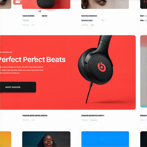 如何挑選完美的Beats耳機，展示多款Beats耳機的視覺，讓用戶了解耳機特色和技術，提升音樂體驗，點擊了解專業服務，升級你的音樂之旅。