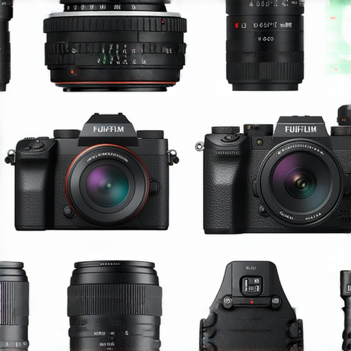 2024年度Fujifilm相機推薦圖片，展示多種推薦相機與鏡頭，探索即棄相機的特色，提供專業服務資訊，適合攝影愛好者參考。