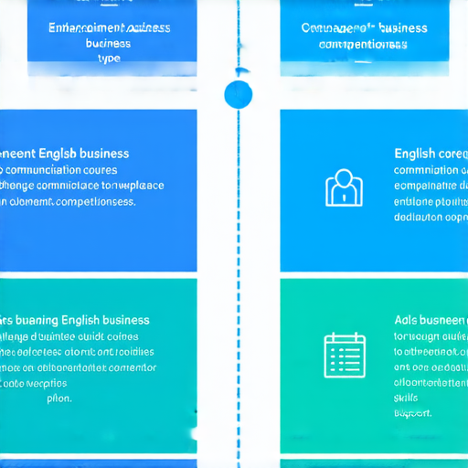 提升職場競爭力的商業英語課程與商務英語課程選擇指南，展示各類課程的比較圖，幫助學員選擇適合自己的課程，增強職業技能與商務溝通能力。