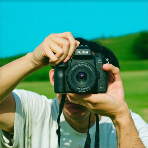 Fujifilm即影即有相機展示專業拍攝技巧的圖片，捕捉攝影愛好者在戶外拍攝的瞬間，展現即時影像的魅力和創意，探索拍攝秘訣及技術應用。