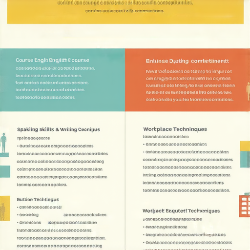 提升職場競爭力的商業英語課程及商務英語課程選擇指南，展示多種課程內容，包括口語交流、寫作技巧和職場禮儀，幫助學員在工作環境中更自信和專業。