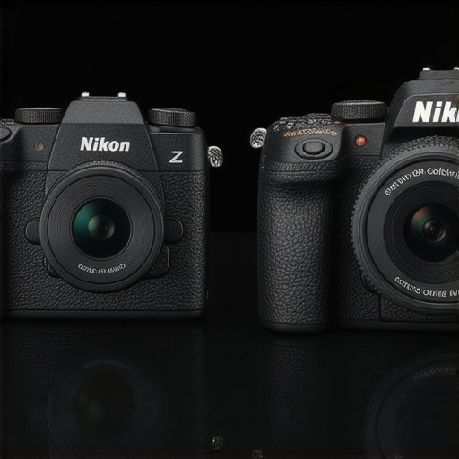 尼康新技術展示，包括Z FC相機與Coolpix W300，強調攝影的無限魅力及特色功能，並介紹專業服務，吸引攝影愛好者探索新設備的潛力。