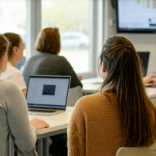 商業英語課程提升商務英語能力與溝通技巧的圖片，展示學員專注學習與互動，強調專業語言訓練與實用技能提升，適合希望在商業環境中增進語言能力的人士。