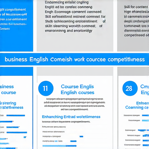 提升職場競爭力的商業英語與商務英語課程選擇展示，不同課程內容及學習方式的比較，增強專業技能，適應多變的商業環境，適合求職者和在職人士。