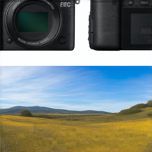 Nikon Z FC與Coolpix W300攝影機並排展示，背景為自然風景，突顯其攝影特性，探索攝影奇蹟與專業服務的秘密，讓攝影愛好者深感興趣。