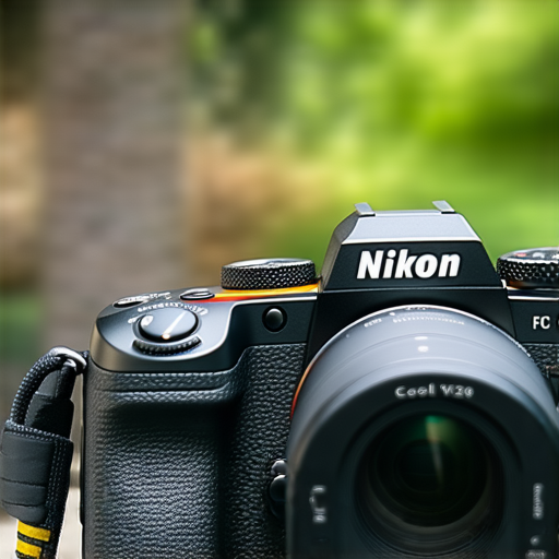 Nikon Z fc相機與Coolpix W300攝影機展示，探索專業攝影新境界的特點，色彩豐富且細節清晰，背景模糊的環境襯托出產品的質感與風格。