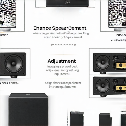 提升音響箱音質的秘訣與選擇指南的圖片，展示各種音響箱的放置方式及調整技巧，提供音質優化方法，幫助用戶選擇最佳音響設備，提升音樂體驗。