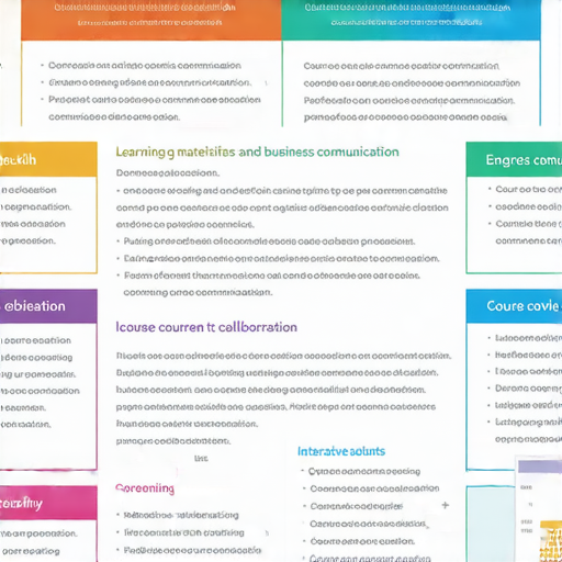提升商業英語能力的商務英語課程全攻略圖示，展示學習材料、課程內容及互動教學方法，幫助學生提高商務溝通技巧和專業英語表達能力。