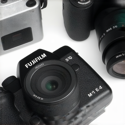 Fujifilm S10、M1、E4相機特寫，展示其獨特設計和功能，呈現即影即有的魅力，吸引攝影愛好者探索這些相機的潛力與創意。