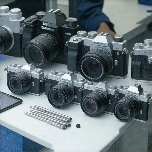 深水埗與旺角專業相機維修服務圖，展現專業技術人員在修理相機，讓每部相機重新煥發光彩，提供高品質維修解決方案。