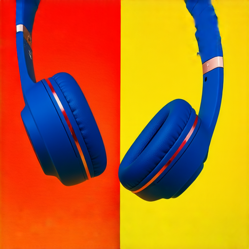 Beats耳機展示在多種顏色的背景中，強調其時尚設計和高品質音效，吸引音樂愛好者的注意，探索音樂的極致體驗，讓每個人都愛上Beats。