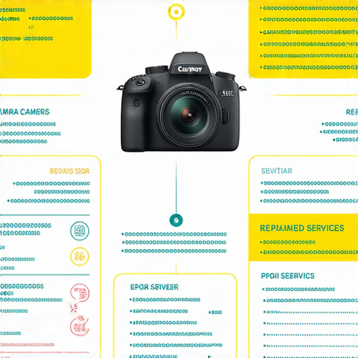 香港各區相機維修中心推薦及價錢資訊的圖片，展示不同維修中心的名稱、地址及服務項目，幫助攝影愛好者快速找到合適的相機維修服務及預估費用。