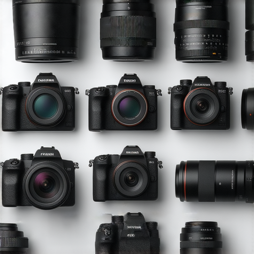 Fujifilm鏡頭與相機推薦2024年新選擇，展示多款鏡頭及相機的外觀，適合攝影愛好者探索不同拍攝風格，提升攝影創作的可能性，呈現清晰的影像效果。