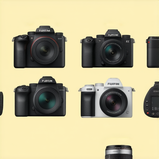 揭秘Fujifilm相機系列，展示多款入門選擇的圖片，讓攝影愛好者立即探索最佳選擇，實現攝影夢想，輕鬆捕捉生活的美好瞬間。