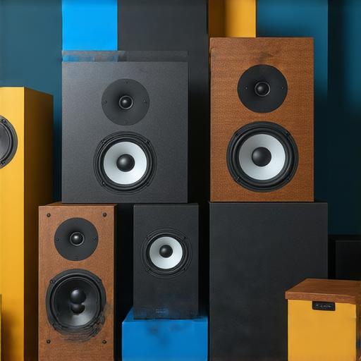 音響箱的選擇與搭配技巧，展示多款專業音響設備，色彩與設計各異，適合打造高品質音效體驗的居家或專業環境。