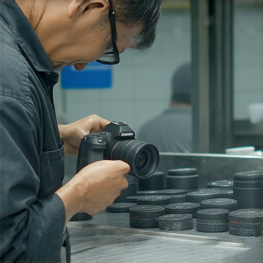 專業相機維修技術人員在深水埗和旺角專注修復相機，快速恢復影像魅力，顧客滿意的服務環境和設備，展現專業維修的過程及結果。