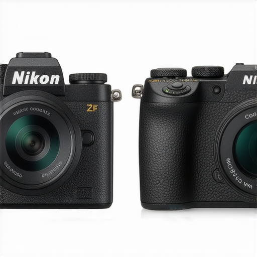 尼康Z FC與Coolpix W300並排展示，突出其精緻設計與功能，吸引攝影愛好者探索攝影新境界，讓專業服務引領拍攝奇蹟。