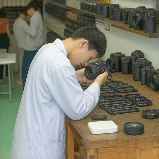 在深水埗和旺角，專業的相機維修服務正在進行，技師仔細檢查相機，傳遞專業知識，讓維修不再困難，揭露維修秘訣，吸引攝影愛好者的注意。