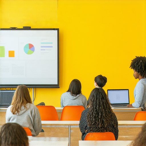 提升職場競爭力的商業英語課程和商務英語課程圖像，展示學員積極學習與互動，強調職場技能培養與英語能力提升，激勵觀眾參加相關課程。