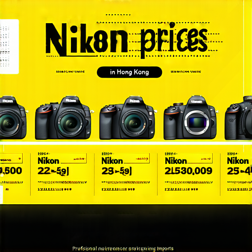 香港Nikon相機價格介紹，展示專業保養選項與水貨選擇，突顯市場優惠，吸引攝影愛好者探索最新優惠及心儀產品。
