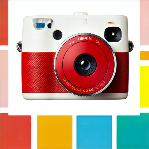 Fujifilm即影即有相機展示，色彩鮮明的產品圖片，展現專業功能和設計魅力，捕捉每一瞬間的魔力，邀請用戶探索最佳選擇，提升攝影體驗。