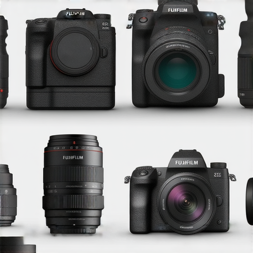 2024最佳Fujifilm相機推薦的各種即棄相機和鏡頭比較，展示不同型號的外觀與功能，幫助用戶一站解決攝影需求，提升拍攝體驗與創意表現。