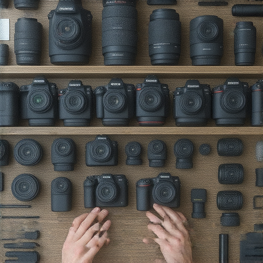 深水埗至旺角的數碼相機維修工具與技師教學場景，展示維修過程中的細節，幫助相機使用者了解維修秘訣，讓相機重獲新生，探索相機維修的技巧。