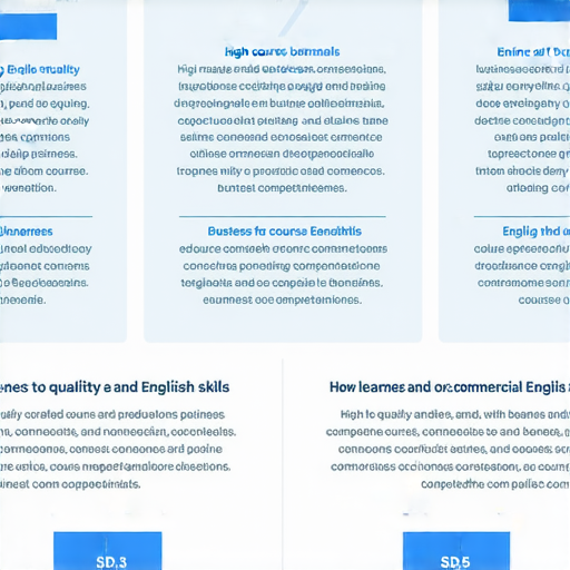 提升專業能力的商業英語與商務英語課程選擇指南，展示多種課程選項，幫助學習者掌握商業英語技能，增強職場競爭力，適合各界專業人士。