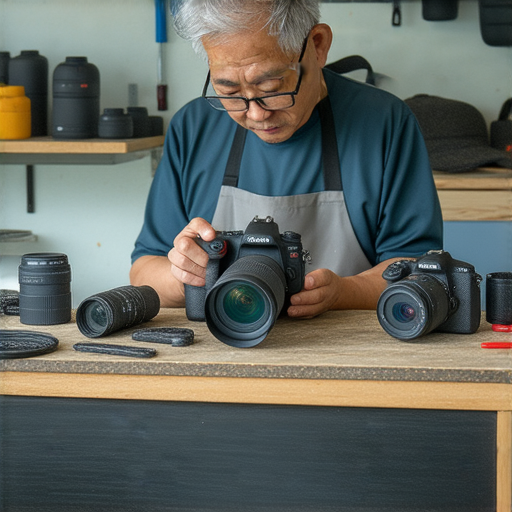 深水埗相機修理專家在旺角分享最佳拍攝設備維護秘訣，圖中展示專業工具和修理過程，幫助愛好者提升攝影器材性能，實現最佳拍攝效果。