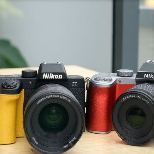 尼康Z fc攝影機展示與Coolpix系列產品，突顯新品魅力，展現專業攝影服務和技術，吸引攝影愛好者探索新選擇。