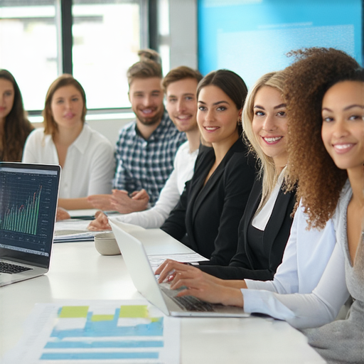 提升商業英語課程的學員在職場中表現自信，參與會議，進行專業交流，展現流利的英語能力，助力職業發展與競爭優勢。