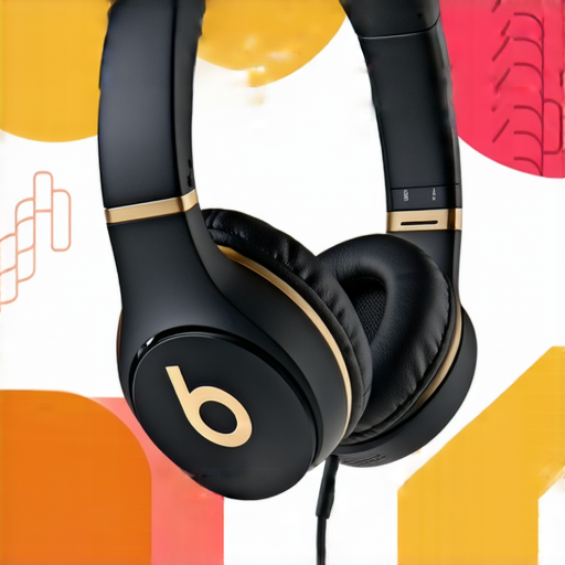 探索無與倫比的音質的Beats耳機，展現音樂愛好者的必備選擇，圖片中耳機設計優雅，搭配音樂背景，凸顯其優質音效和時尚外觀。