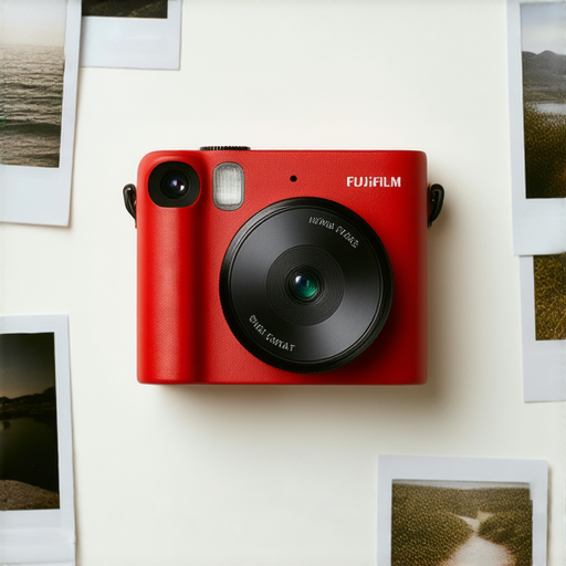 Fujifilm 即影即有相機展示，攝影愛好者拍攝瞬間之美，畫面中可見相機與攝影入門技巧的示範，鼓勵立即探索攝影的樂趣。