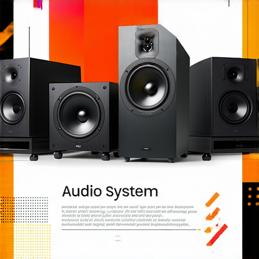 音響箱升級廣告，展示高品質音響設備，背景為專業音響安裝場景，強調音質提升及顛覆感官的體驗，吸引顧客探索專業服務。